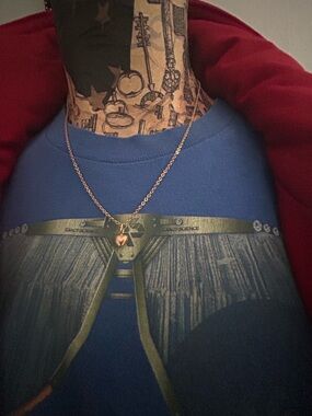 Delicate Rose Gold Heart Pendant Necklace - Women